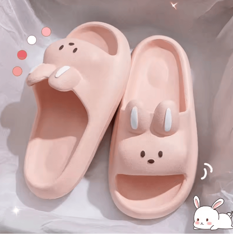 Cute Rabbit House Slippers – Women’s Cloud Sandals & Summer Flip Flops Cute Rabbit House Slippers – Women’s Cloud Sandals & Summer Flip Flops