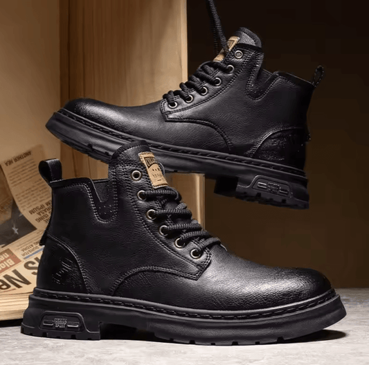 Trendy Men’s Winter Boots – British Cargo Ankle Boots & Versatile Plus Size Casual Shoes