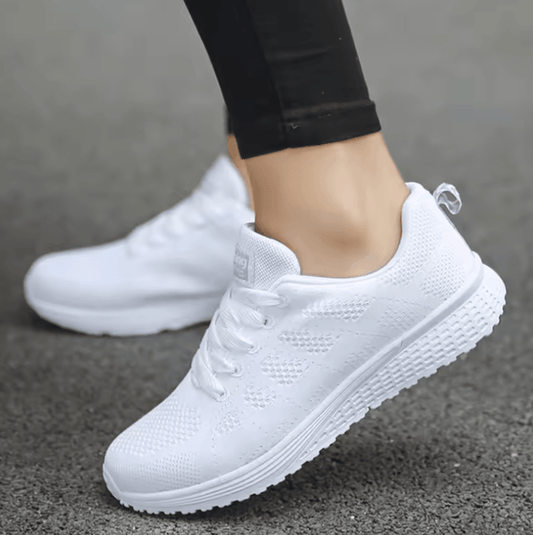 2025 Women’s Fashion Sneakers – Breathable Mesh Trainers, Comfortable Lace-Up Tennis Shoes