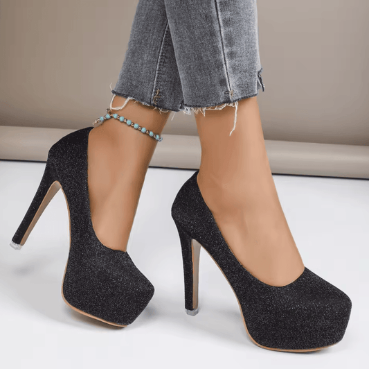 2025 Women’s Stiletto High Heels - Sexy Platform Pumps for Weddings & Casual Wear
