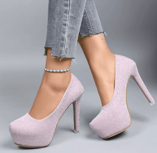 2025 Women’s Stiletto High Heels - Sexy Platform Pumps for Weddings & Casual Wear