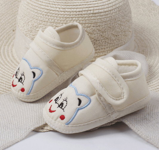 Spring & Autumn Cartoon Bear Toddler Shoes - Non-Slip Baby Footwear