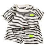 ☀️ 2Pcs Summer Outfit – Short Sleeve Tee & Shorts Set for Boys | Stylish & Comfy ☀️ 2Pcs Summer Outfit – Short Sleeve Tee & Shorts Set for Boys | Stylish & Comfy