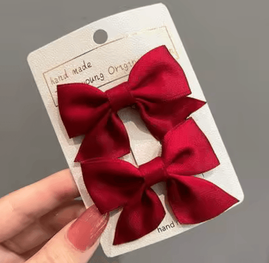 Cute Bow Hairpin for Girls – Korean Princess Style Baby Side Hairpin