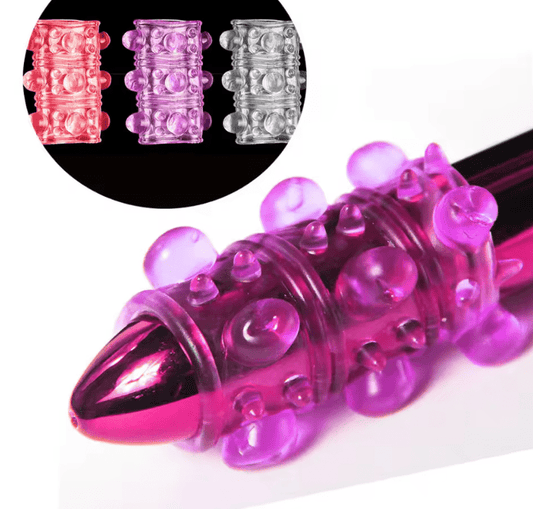 3Pcs Silicone Cock Rings for Men – Crystal Delay Lock Rings for Enhanced Performance – Penis Sleeve Extender for Longer, Harder Erections
