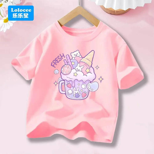 Kids' Cartoon T-Shirt – Fun Designs for Summer