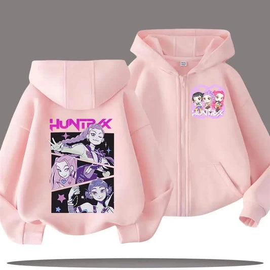 K-pop Demon Hunters Kids Hooded Coat