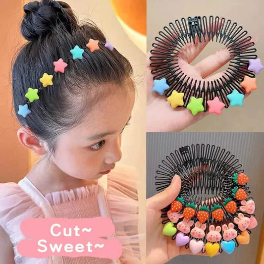 Kids Y2K Colorful Hair Accessories Set (3 pcs)