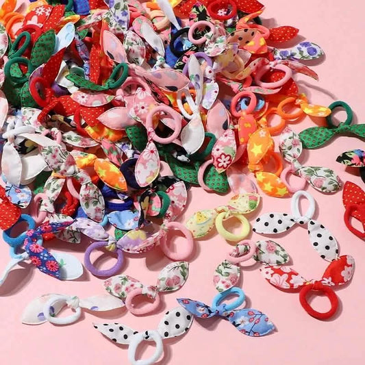 Kids Rabbit Ears Headband – Polka Dot, Stripe & Floral