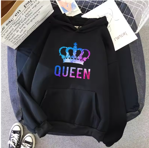 King & Queen Matching Hoodies – Cozy Style for Couples