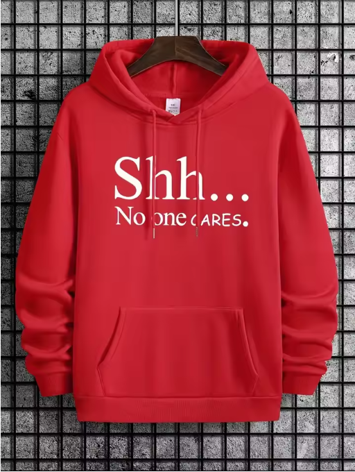 Men’s Spring/Autumn Heavy-Duty Fleece Hoodie – Oversized, Trendy, Casual Unisex Long Sleeve