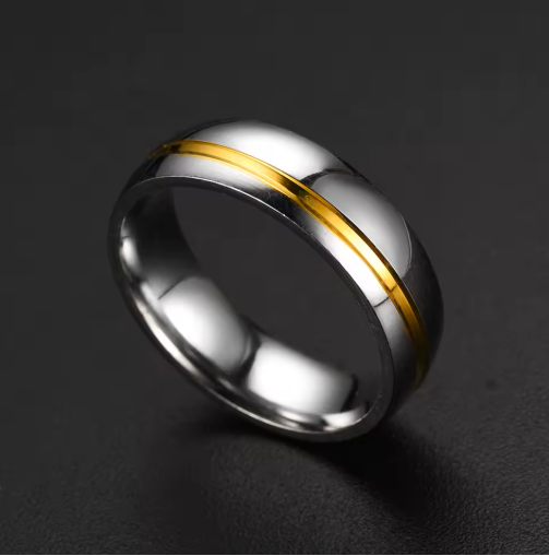 Matching Titanium Wedding Bands for Couples (Sizes 5–13)