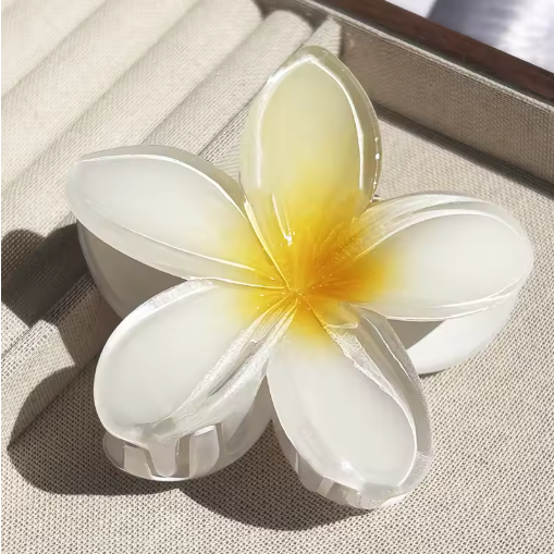 Hawaiian Gradient Flower Hair Claw Clip (Large)