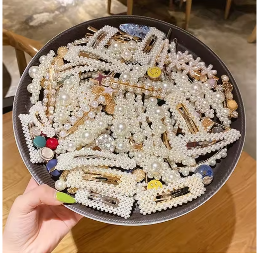 10-Piece Resin Hair Clips Set for Women