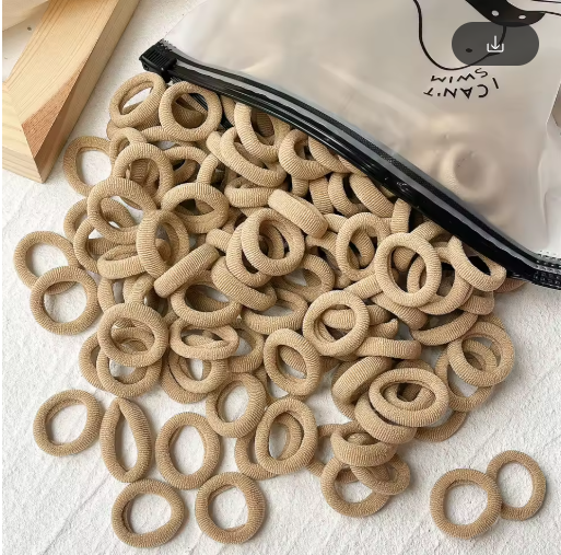 Kids Elastic Hair Bands, 20/50 Pack – Colorful, Snag-Free