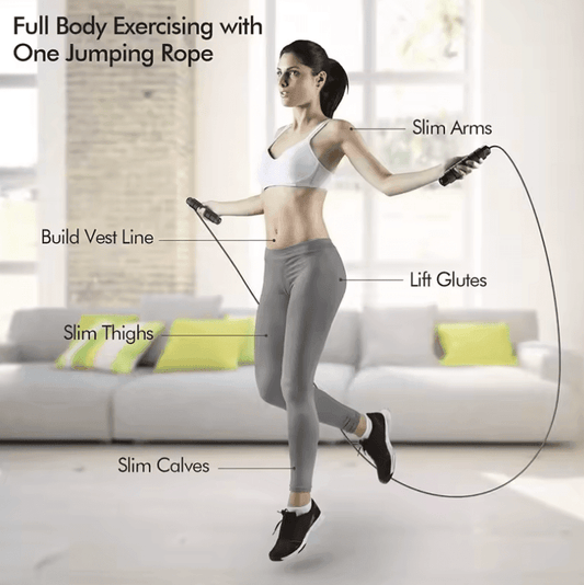 Adjustable Speed Jump Rope – Tangle-Free with Ball Bearings & Foam Handles