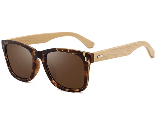 🔥 Classic Bamboo Vintage Sunglasses – Retro Wood Shades with Nail Decoration for Men & Women