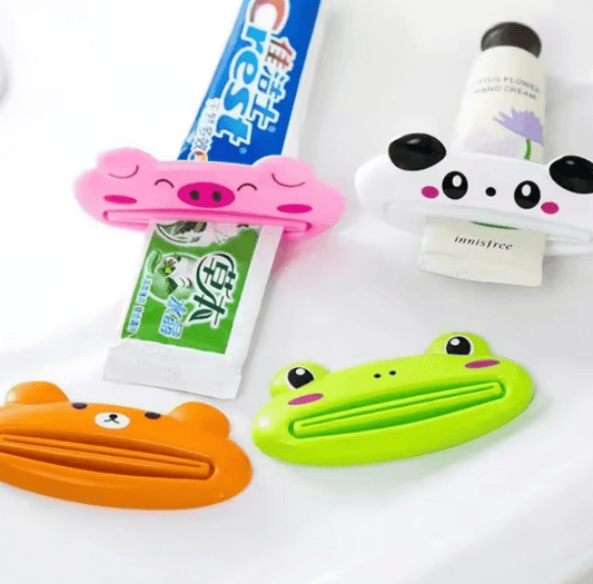 Cute Cartoon Toothpaste Squeezer – Rolling Tube Dispenser & Holder