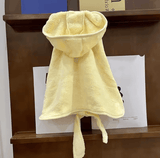 Dog Hooded Bath Towel Robe – Quick-Dry, Super Absorbent Pet Pajamas with Cute Cloak Design – Soft Dog Clothes for Puppies, Small Dogs & Cats Dog Hooded Bath Towel Robe – Quick-Dry, Super Absorbent Pet Pajamas with Cute Cloak Design – Soft Dog Clothes for Puppies, Small Dogs & Cats