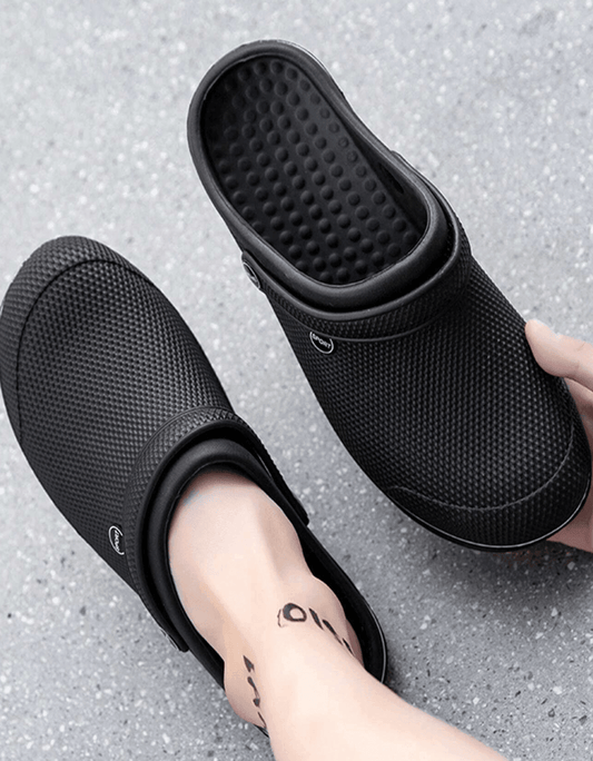Fashionable Casual Beach Sandals – Trendy Hollow Out EVA Slip-On Slippers for Work & Outdoor