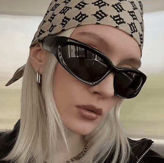 High-End Y2K Square Sunglasses – UV-Resistant Cycling & Outdoor Shades