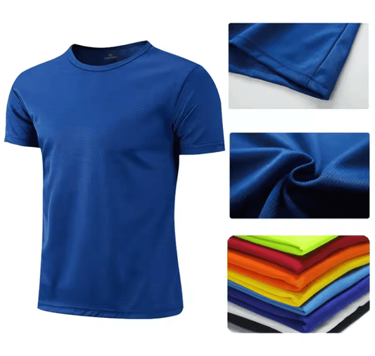 Men & Women Quick-Dry Sport T-Shirt – Breathable Short Sleeve Fitness Shirt for Running & Gym