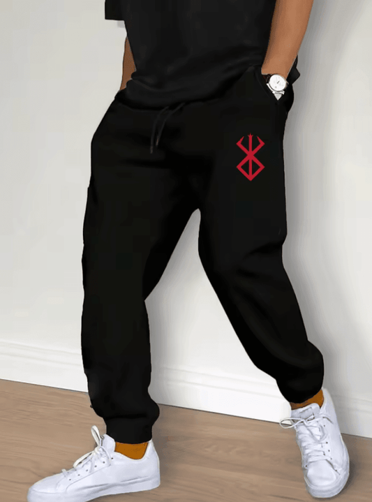 Men’s Casual Joggers – Drawstring Fitness & Streetwear Sports Trousers