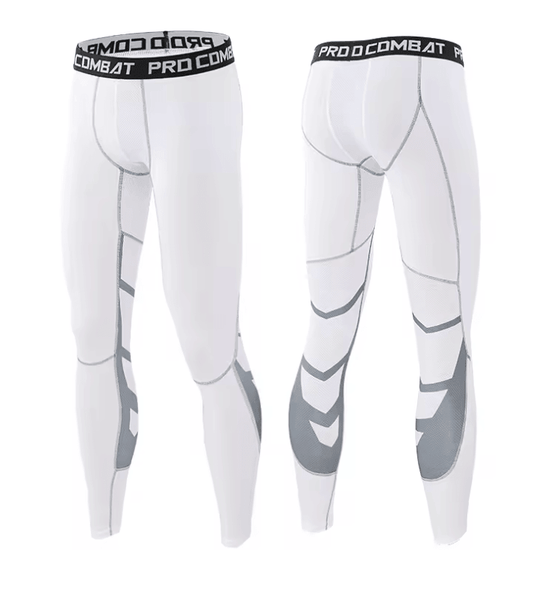 Men’s Compression Pants – Elastic Fitness Tights for Cycling, Running & Gym