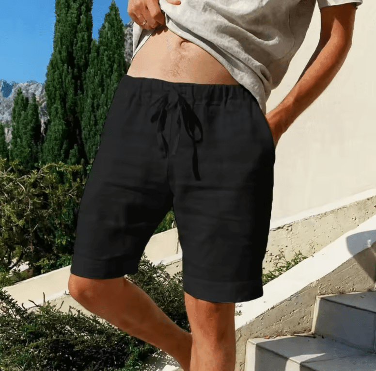 Men’s Cotton Linen Shorts – Breathable, Loose-Fit Beach & Streetwear Pants Men’s Cotton Linen Shorts – Breathable, Loose-Fit Beach & Streetwear Pants