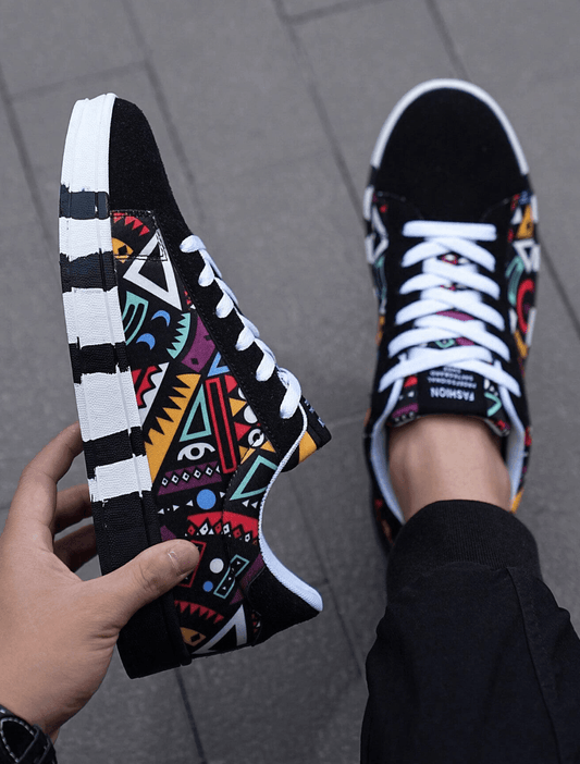 Men’s Fashion Platform Sneakers – Casual Vulcanized Shoes for Spring & Winter