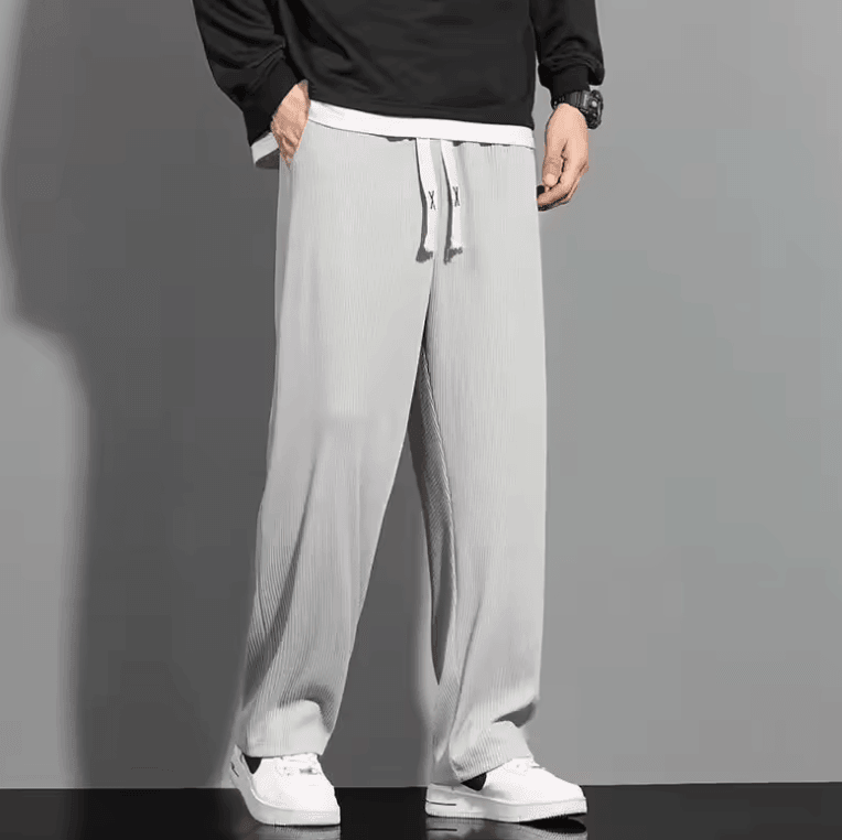 Men’s Loose-Fit Drape Sweatpants – Lightweight & Fast-Dry Casual Trousers Men’s Loose-Fit Drape Sweatpants – Lightweight & Fast-Dry Casual Trousers
