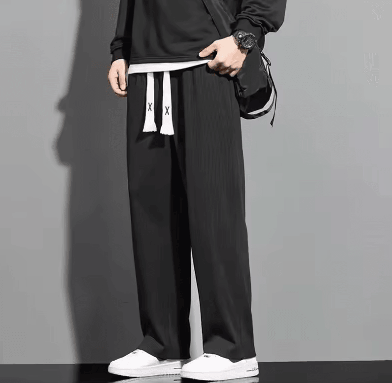 Men’s Loose-Fit Drape Sweatpants – Lightweight & Fast-Dry Casual Trousers Men’s Loose-Fit Drape Sweatpants – Lightweight & Fast-Dry Casual Trousers