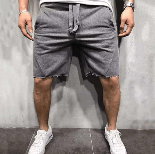 Men’s Solid Color Running Shorts – Lightweight, Casual Sports & Quarter Pants