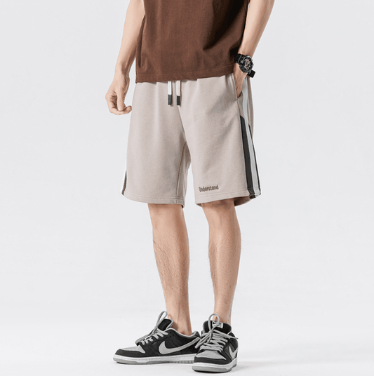 Men’s Summer American Sports Striped Shorts – Stylish & Comfortable