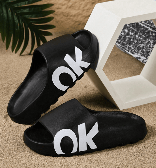 Men’s Summer Slip-On EVA Slippers – Non-Slip Beach Sandals with Thick Bottom for Outdoor & Indoor Wear