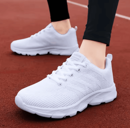 Plus Size Women’s Breathable Running Shoes – 2025 Lightweight Knitted Sports Sneakers for Summer