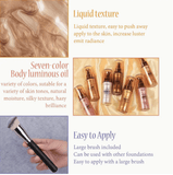 QIBEST 5-Color Liquid Highlighter – Glitter Makeup Glow, Face & Body Illuminator QIBEST 5-Color Liquid Highlighter – Glitter Makeup Glow, Face & Body Illuminator