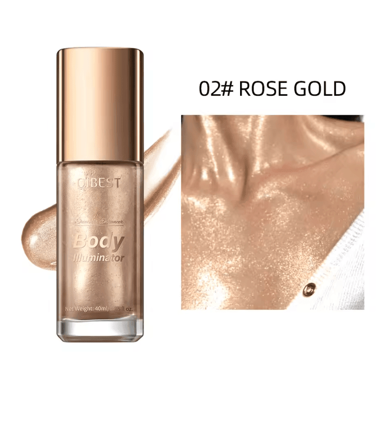 QIBEST 5-Color Liquid Highlighter – Glitter Makeup Glow, Face & Body Illuminator QIBEST 5-Color Liquid Highlighter – Glitter Makeup Glow, Face & Body Illuminator