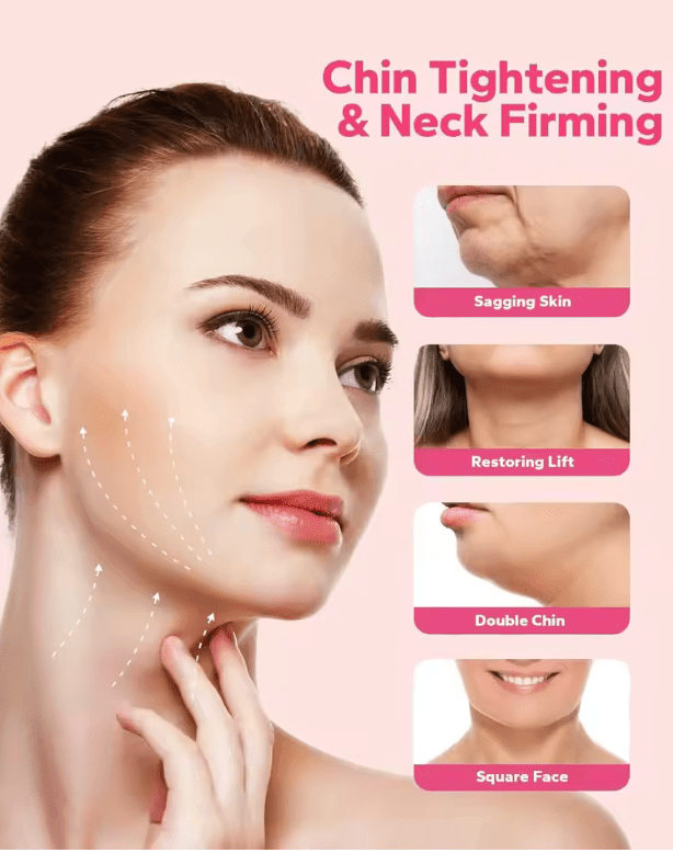 💆♀️ Reusable V-Line Mask – Double Chin Reducer & Chin Up Patch for a Firm, V-Shaped Face 💆♀️ Reusable V-Line Mask – Double Chin Reducer & Chin Up Patch for a Firm, V-Shaped Face