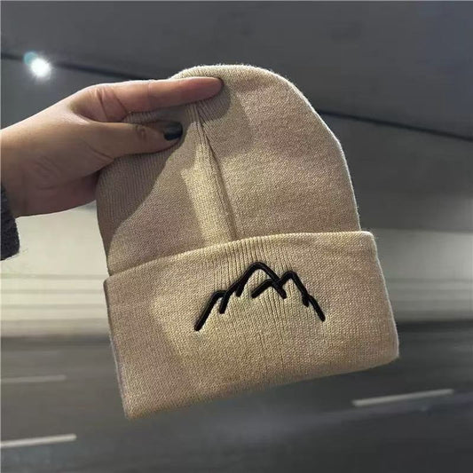 Embroidered Knitted Urine Cap - Breathable Winter Hat