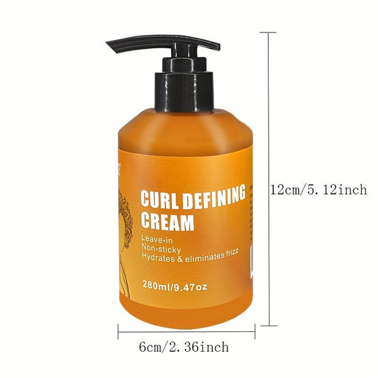Curl Defining Cream with Argan Oil for Wavy and Curly Hair