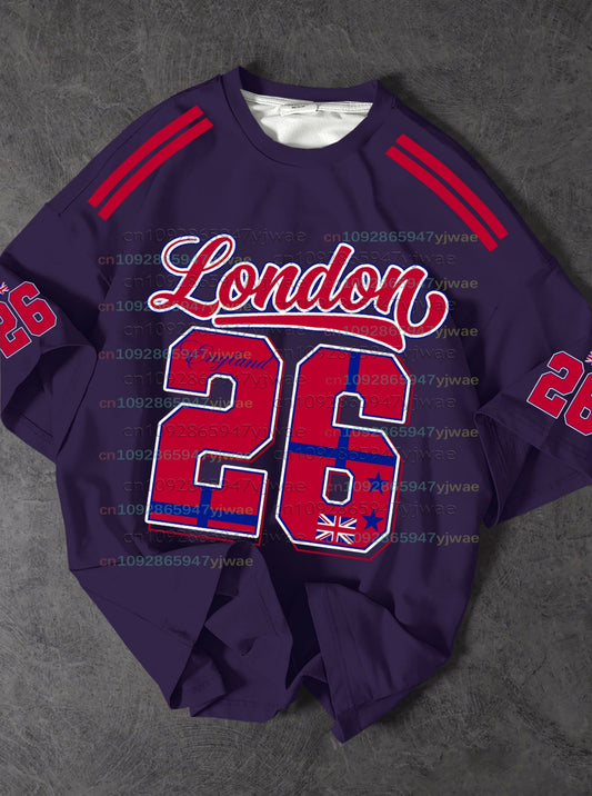 Summer Casual Digital Print T-Shirt for Men and Women