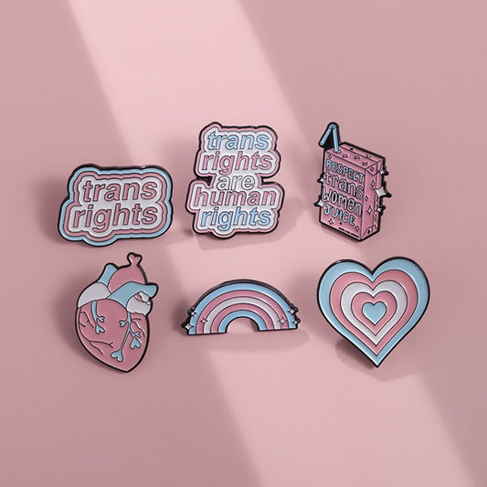 Trans Rights Are Human Rights Enamel Pin