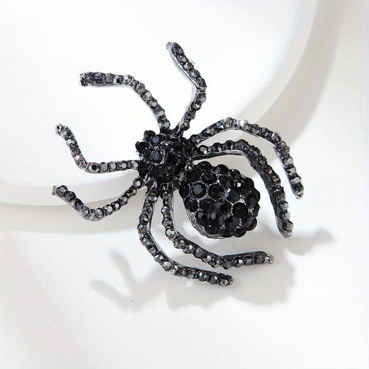 Vintage Women’s Spider Brooch Insect Pin for Coats & Sweaters