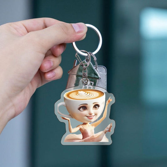 Creative Animals Acrylic Keychain Pendant for Backpack