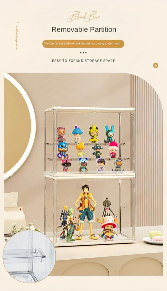 Three Layer Acrylic Display Rack for Dolls and Models