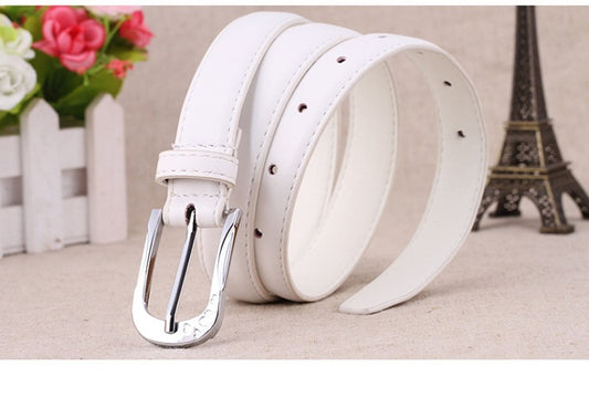 Women's High-Quality PU Leather Trousers Belt