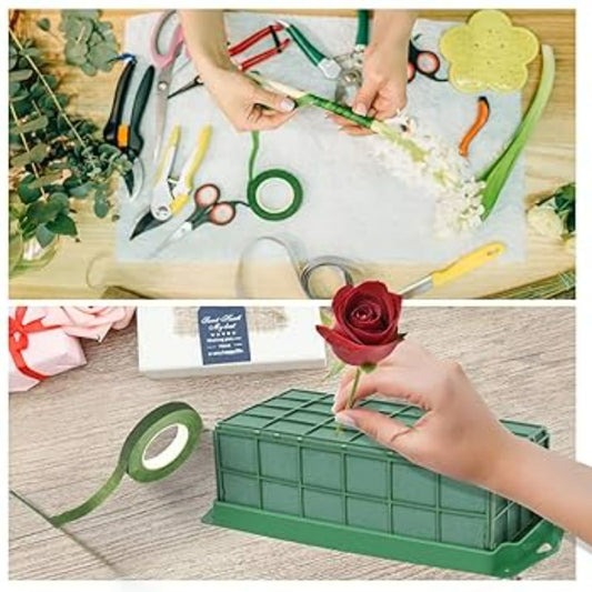 Large Green Floral Foam Cage for Flower Arrangements