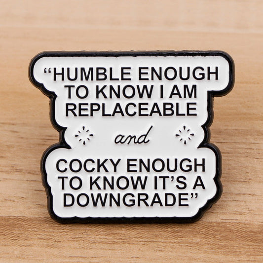 Funny Rose Cake Enamel Pin - Cartoon Brooch for Accessories