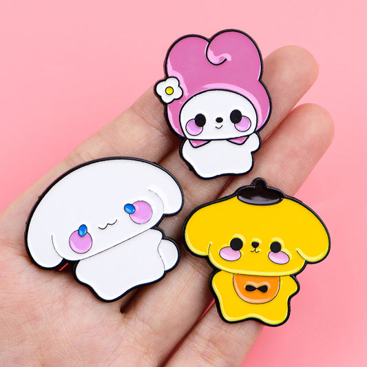 Kawaii Anime Enamel Pins for Women and Kids